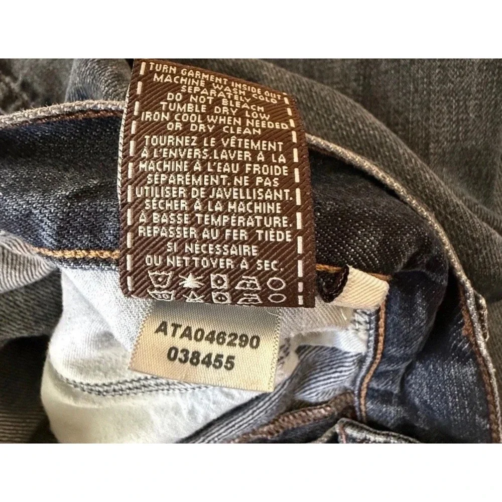 7 For All Mankind Austyn Relaxed Straight Leg Jeans Mens 36 Dark Wash ATA046290